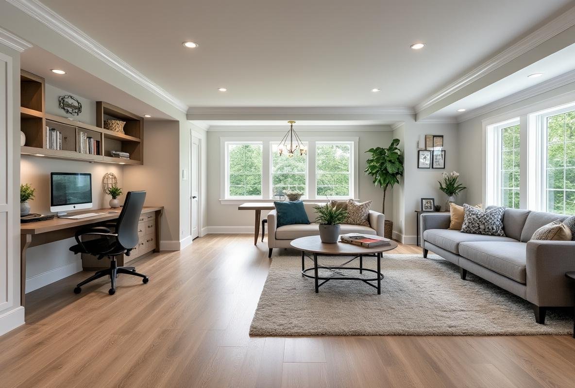 modern basement renovation ideas