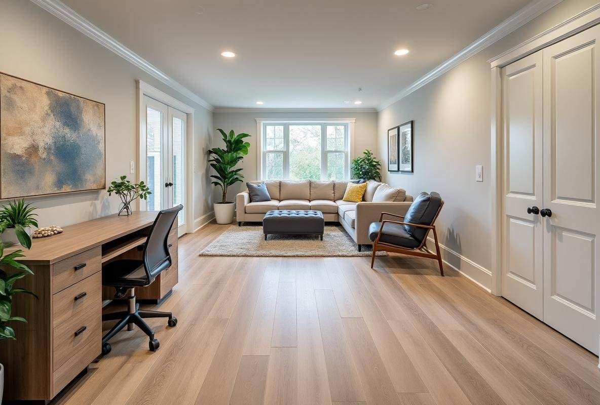 basement family room remodel