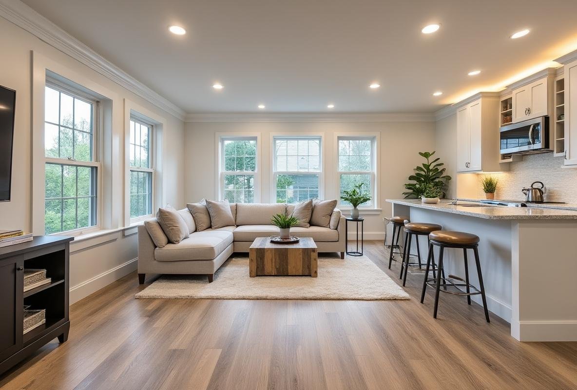 basement wet bar installation