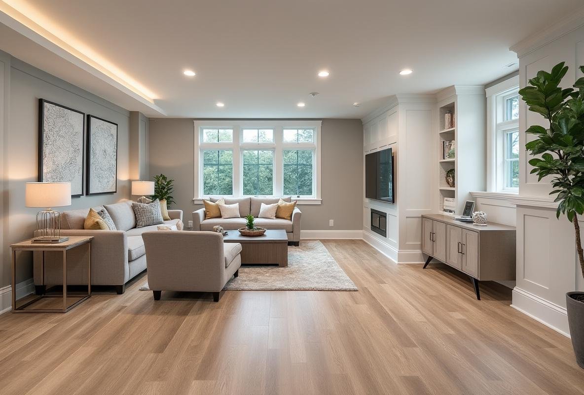 luxury basement finishing boston