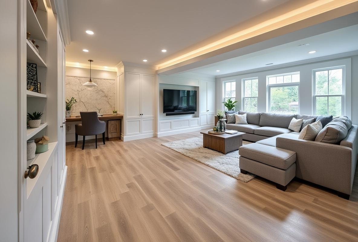 basement bathroom addition boston