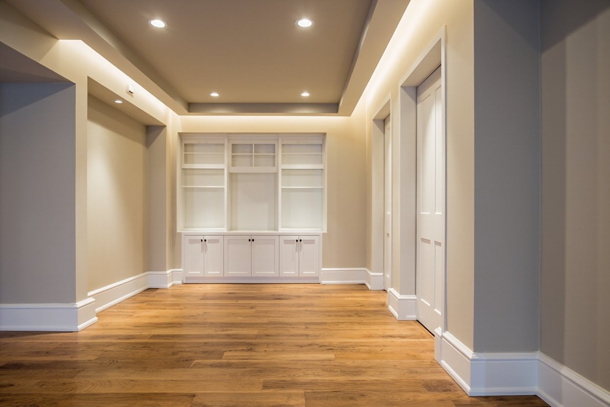 basement home theater installation