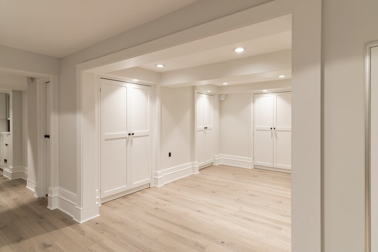 basement family room remodel