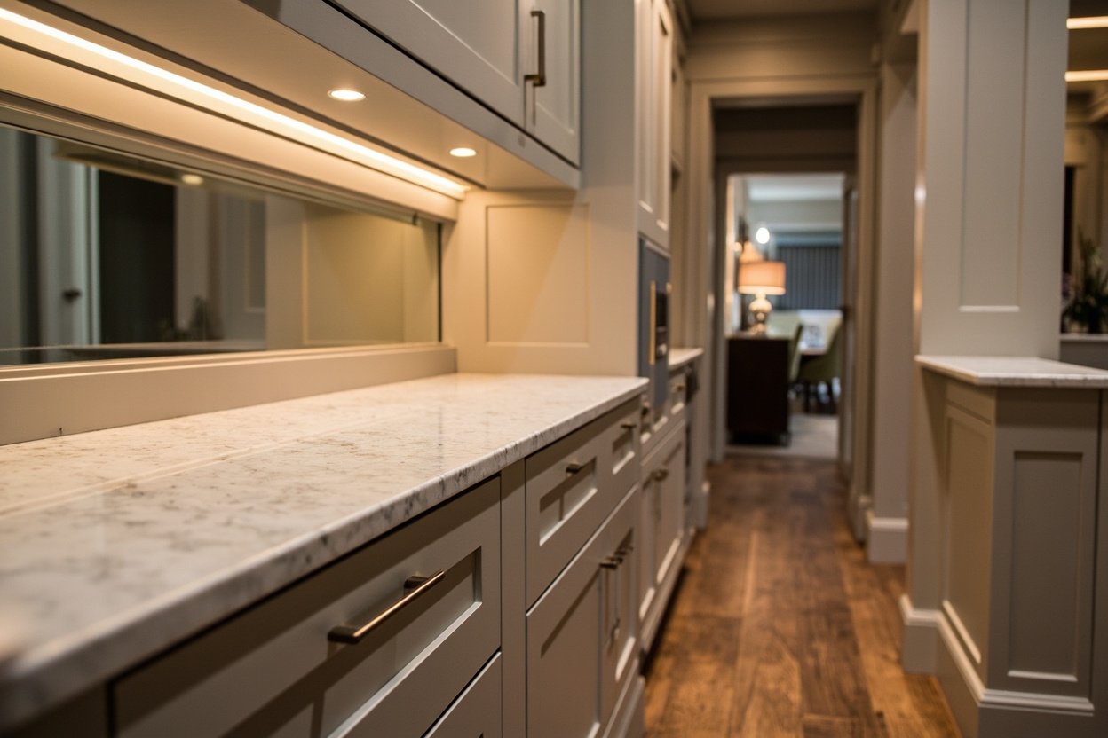 basement wet bar installation