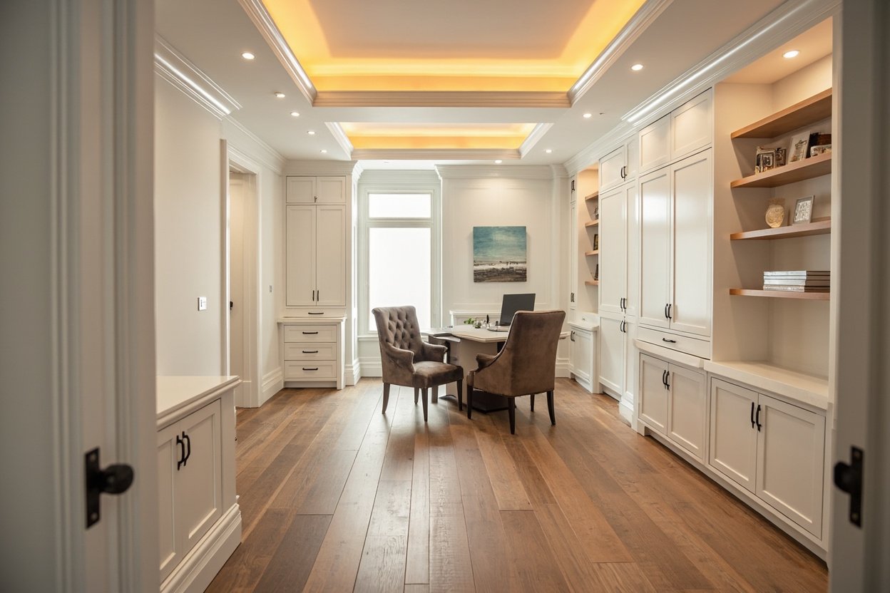 basement home office ideas
