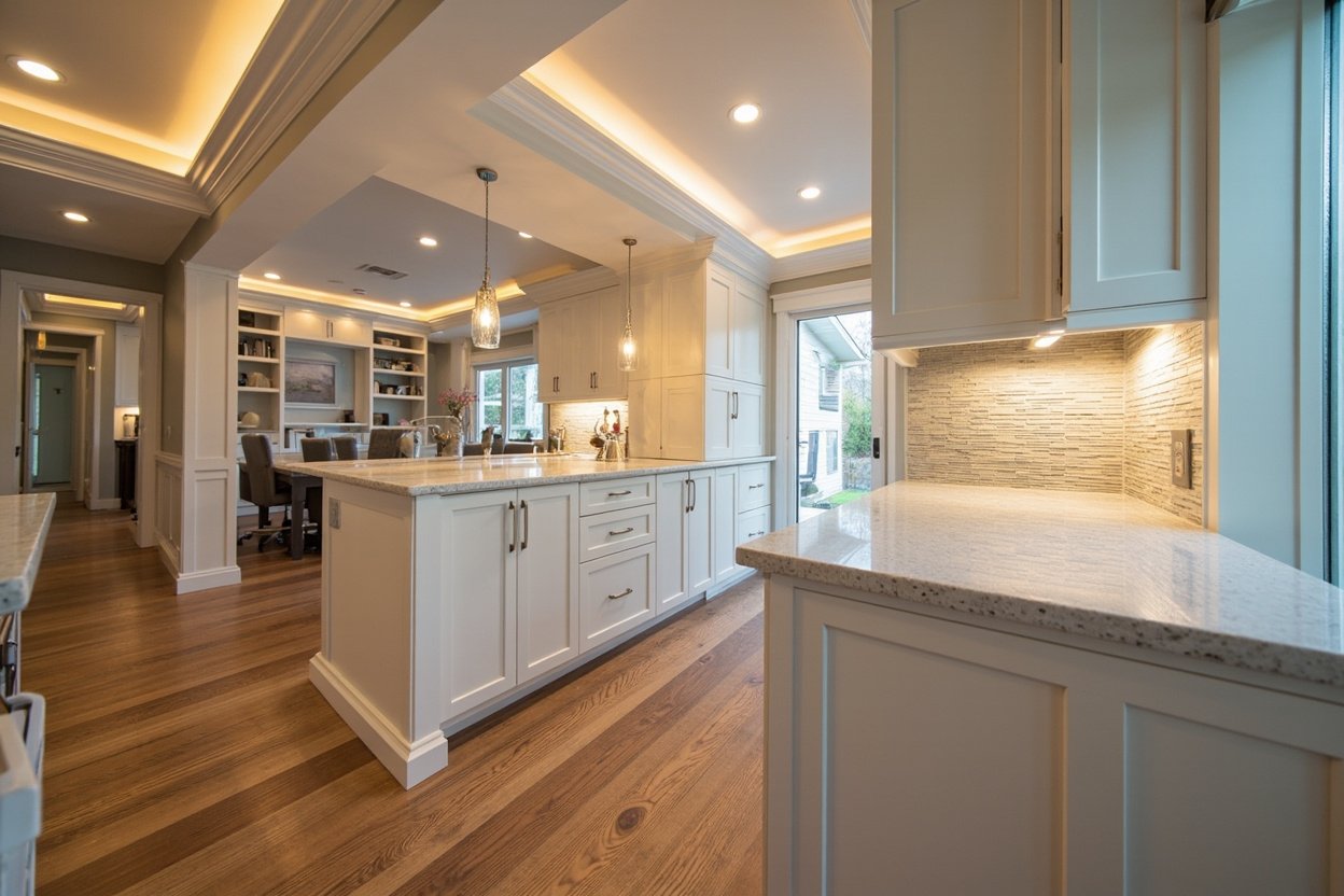 basement wet bar installation
