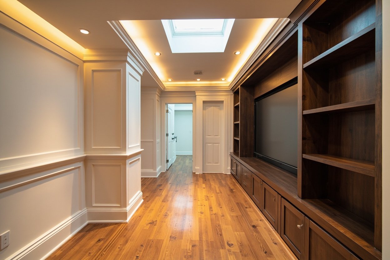 basement home theater installation
