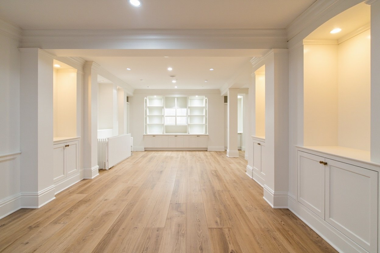 basement family room remodel